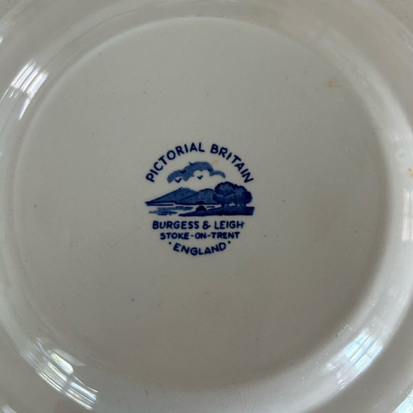 Vintage Plate Pictorial Britain Burgess & Leigh | Stoke-On-Trent - Picture 7 of 7